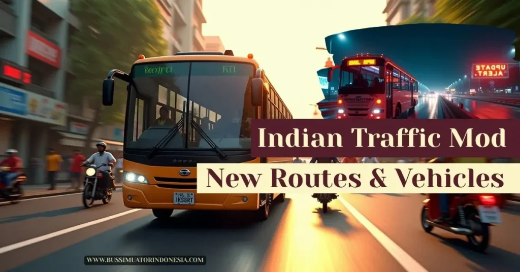 Best Indian Traffic Mod for Bus Simulator Indonesia