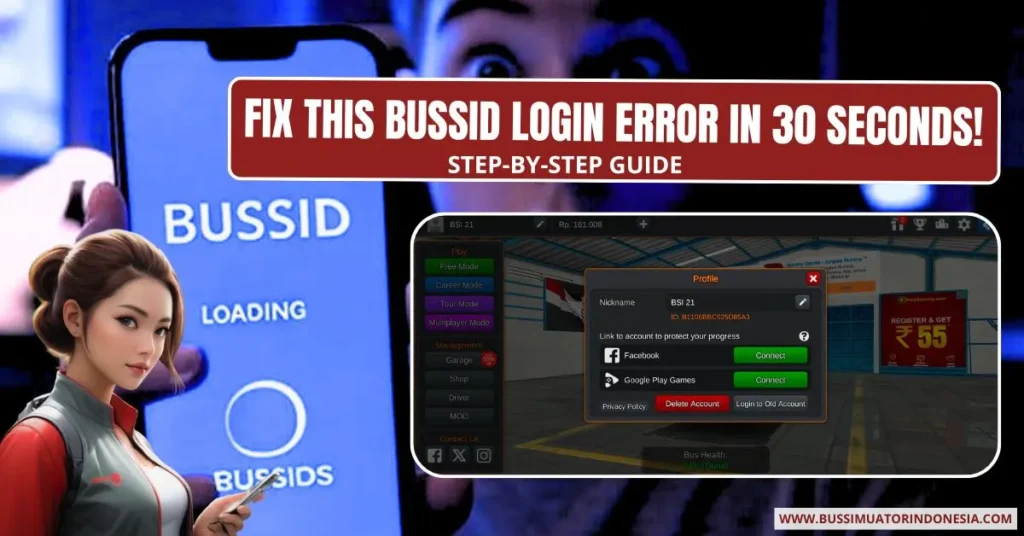 How to Login to an Old Account in BUSSID (Bus Simulator Indonesia)