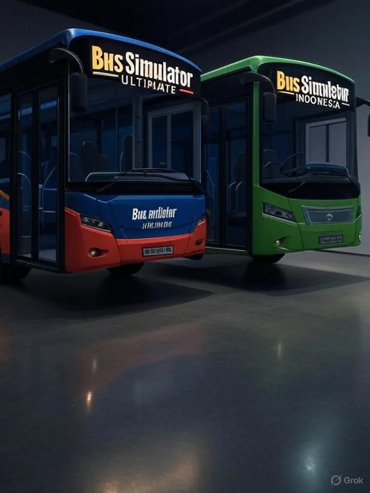 Comparison of modding and customization options in Bus Simulator Ultimate vs Bus Simulator Indonesia