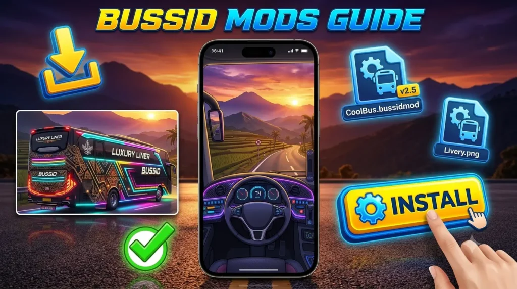 How to Install BUSSID Mods on Android