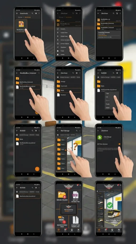 BUSSID Mod Not Showing – Fix guide for how to add and install mods in Bus Simulator Indonesia
