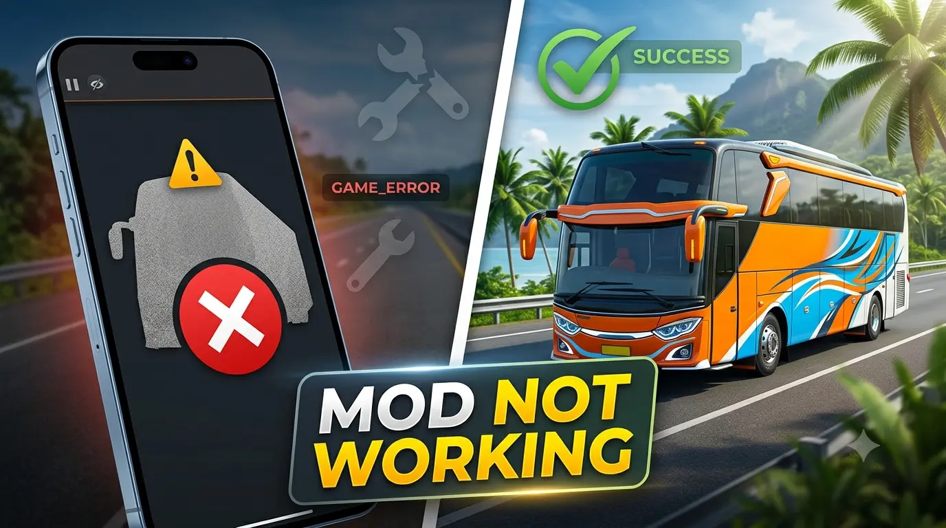 BUSSID Mod Not Working After Update fix and installation guide